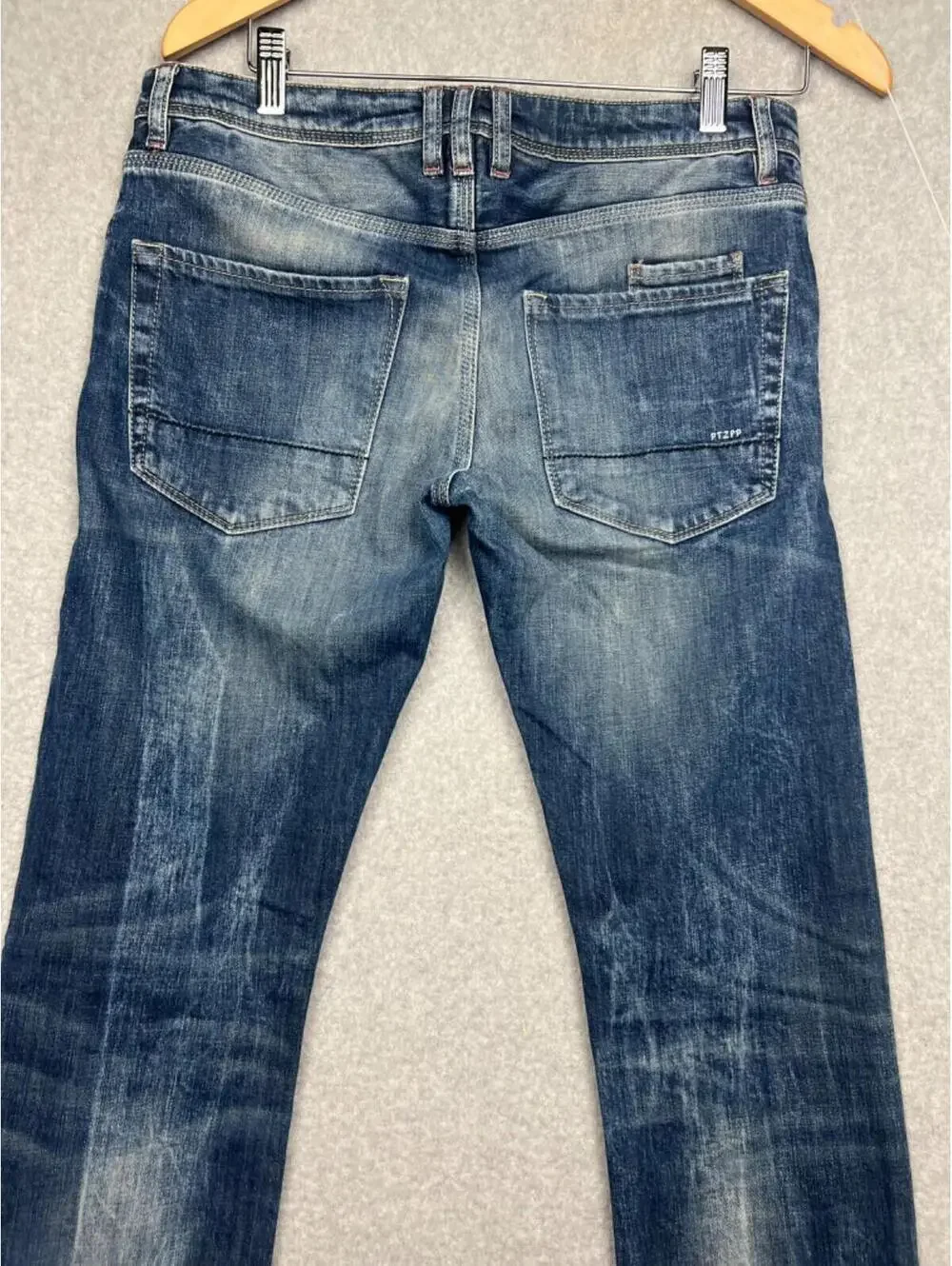 90s Vintage Patrizia Pepe PTZPP 1993 Stone Wash Straight Leg Jeans Mens Size 30